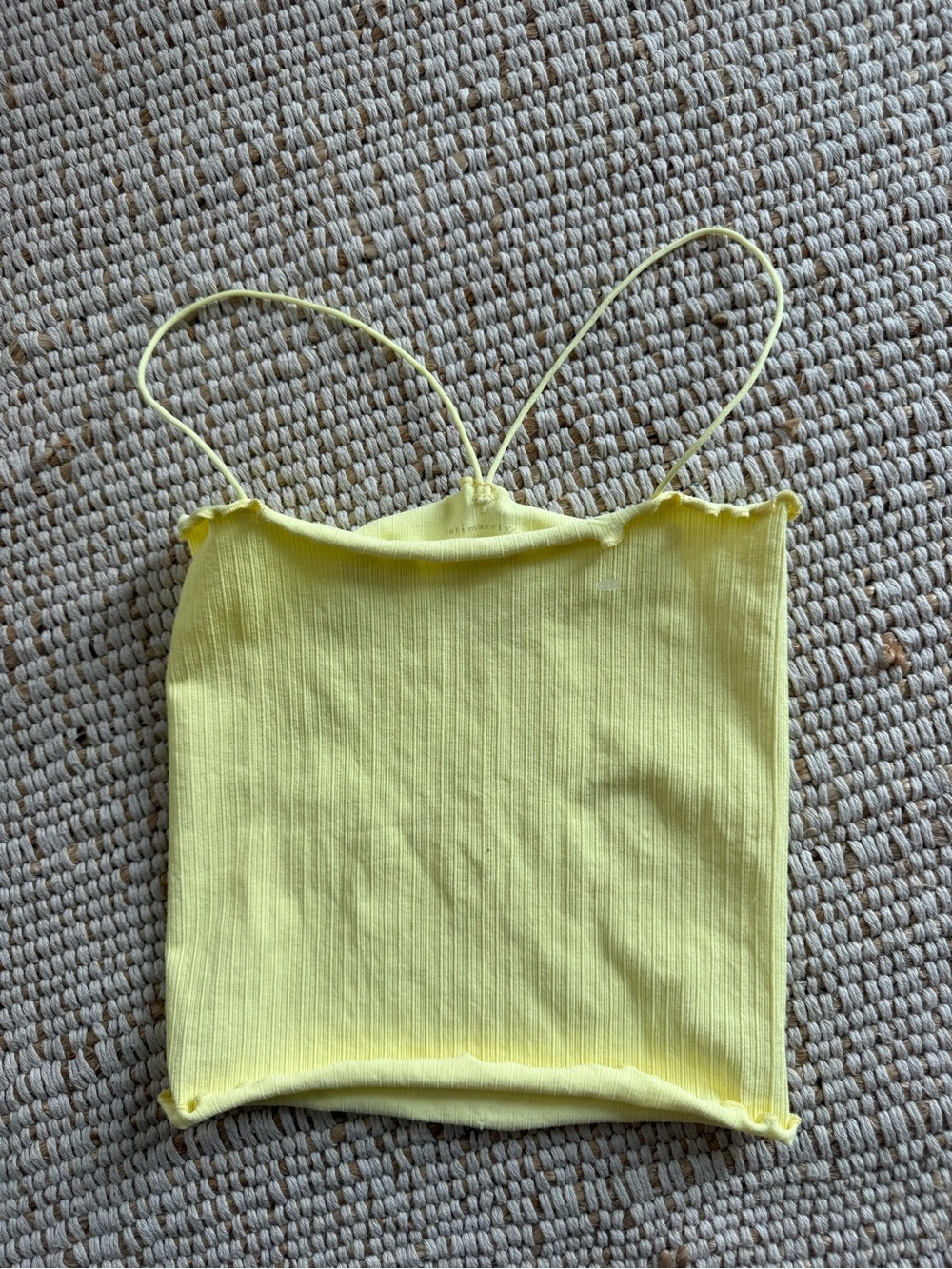 Free People Intimately Yellow Ribbed Tank - Picture 2 of 3